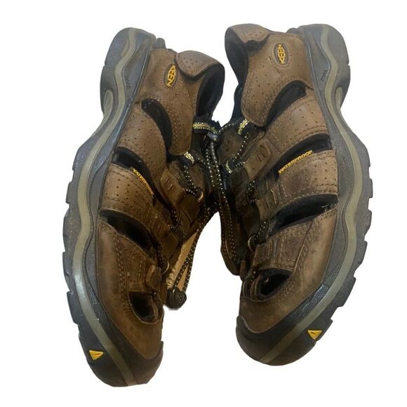 Keen Men's Rialto Closed Toe Waterproof Leather Sandal-Bison/Brown Size  9.5 - Picture 5 of 9
